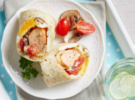 English Breakfast Wrap